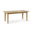 Ensemble de table de salle à manger extensible en placage de bois de 72" à 104" avec 6 fauteuils en velours-363118398