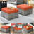 Koyno 10 - Person Patio Conversation Set with Cushions-2052201767-2053664556