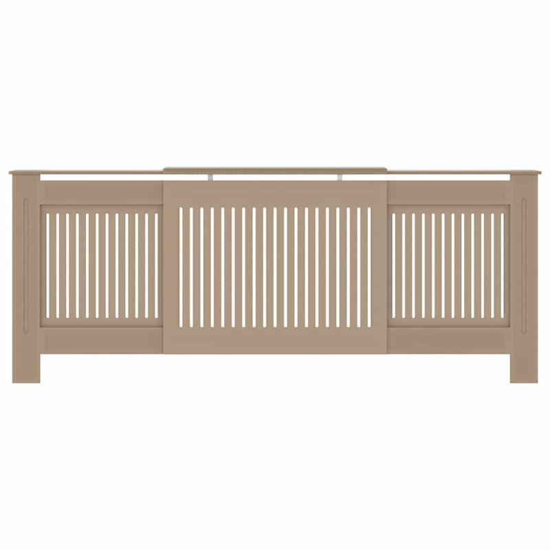 Housse de radiateur en MDF 80,7 po, Brun