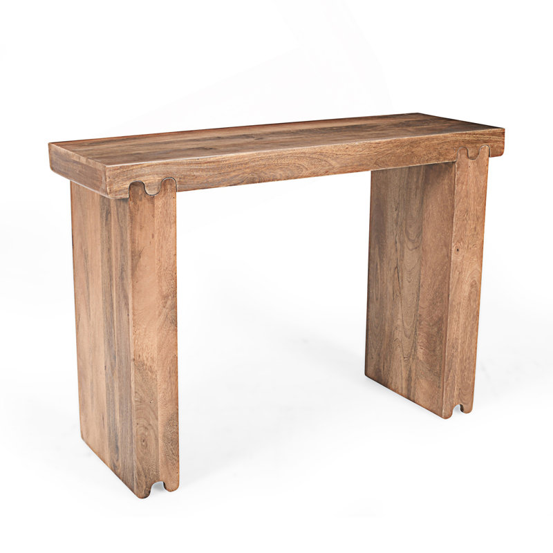 Console moderne, table d'entrée de ferme, table de canapé, Miel