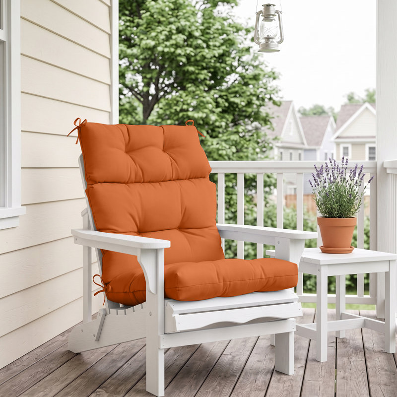 Indoor/Outdoor Seat/Back Cushion, Burnt Orange