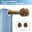 Waco Polyresin Adjustable 0.75'' Single Curtain Rod-1455582668-1455582666