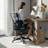 Cappello High-Back Mesh Swivel Ergonomic Office Chair with Flip-Up Arms-655002656
