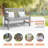 Genivieve HDPE Outdoor Bench-1151710497