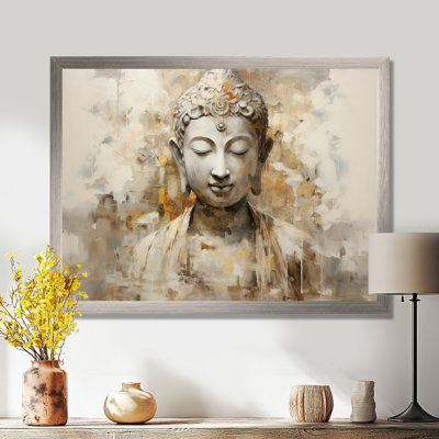 Simple bouddhisme, statue II - art sur toile bouddhisme