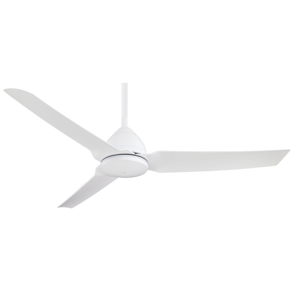 Java 54" Ceiling Fan, Flat White