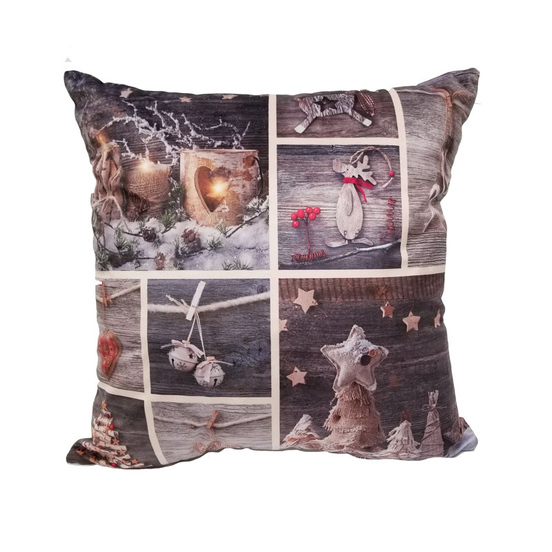 Mald Patchwork Throw Pillow