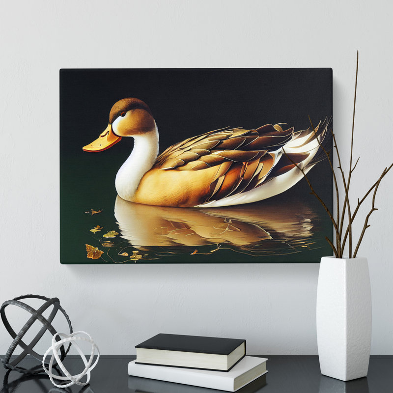 Enticing Duck - Wrapped Canvas