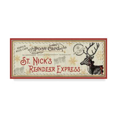 North Pole Express by Pela Studio All Over Santa Red NPEX4767-R