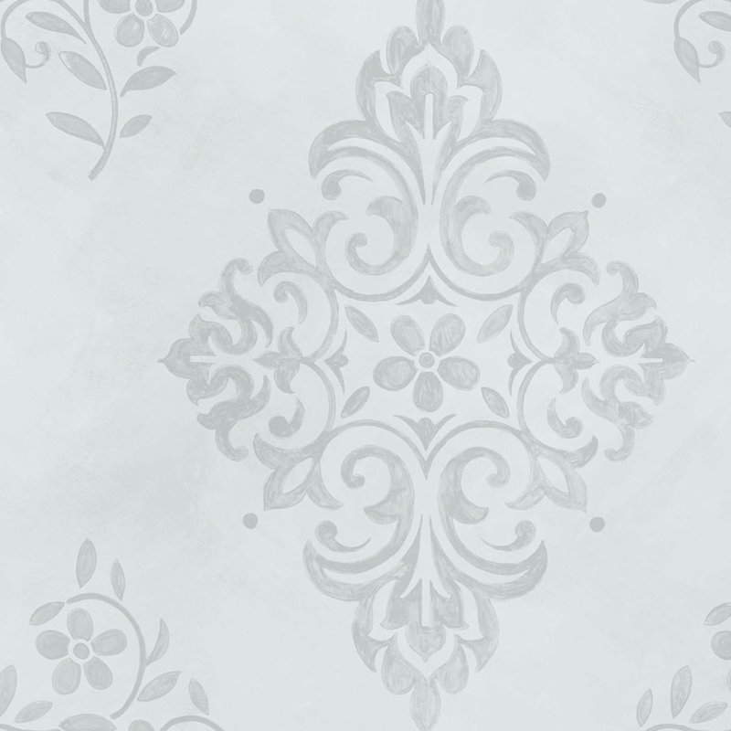Rachel Ashwell Diamond Motif Blue Wallpaper, Blue