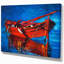 « red bateau over the ocean », peinture-34272996-29505683