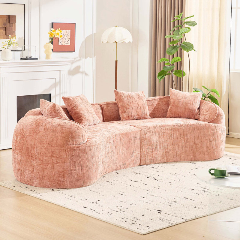 Canapé rembourré Nordic Creative Design, Pink