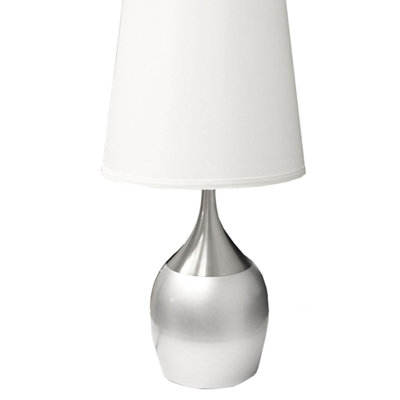 Lampe de table 24 po avec abat-jour blanc 24 po