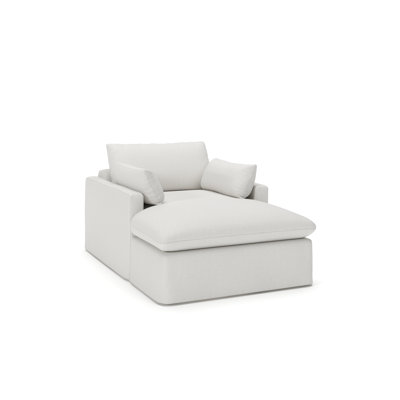 Luna Slipcovered Chaise