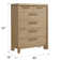 Karcen Solid Wood 40'' W 6 - Drawer Dresser