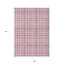 Tapis intérieur lavable à carreaux ivoire 9 pi x 12 pi ivoire