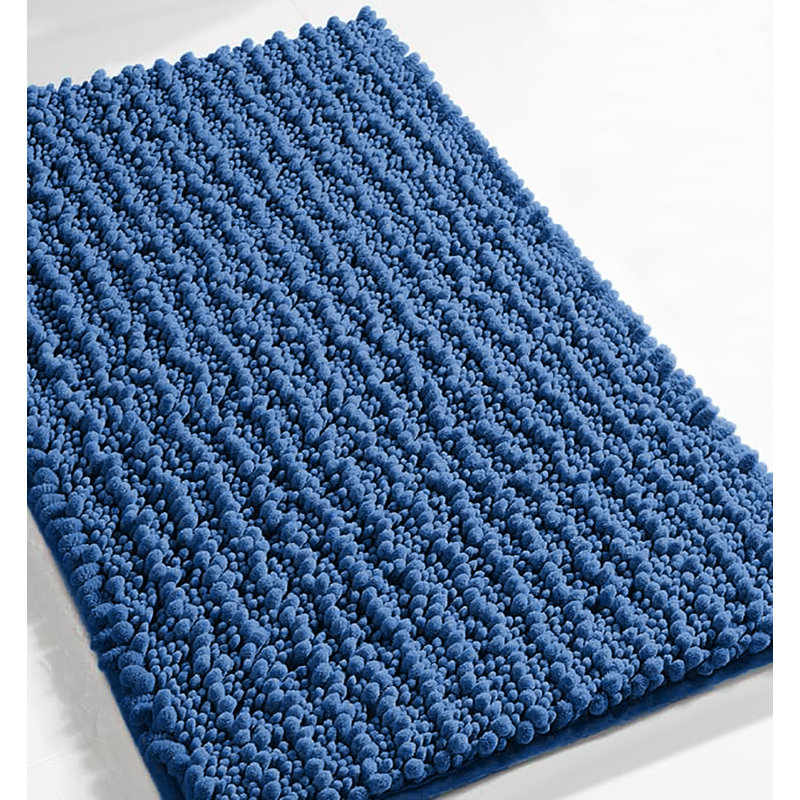 Tapis de salle de bain 36 po x 24 po, Bleu