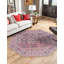 Tapis transitionnel Amilio bleu marine / mauve-1591787085