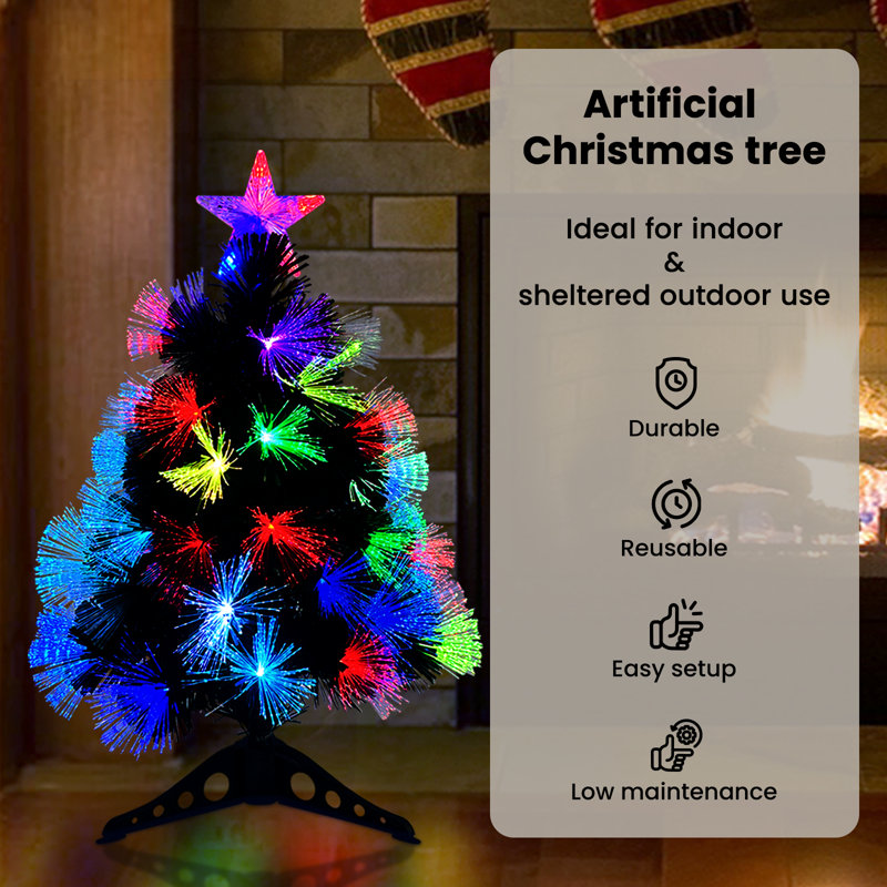 Artificial Christmas Tree Green PVC, 64cm H