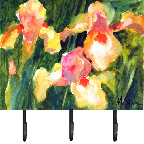 Porte-clés fleur d'iris