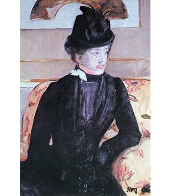Young Woman in Black' by Mary Cassatt Painting Print -  Buyenlarge, 0-587-25811-XC4466