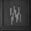 Lustre linéaire moderne à 9 lumières Kahlel
