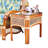 Pritchett Glass Top End Table
