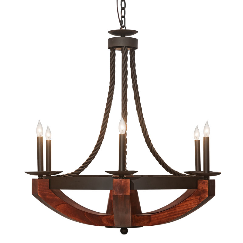 Lustre à plusieurs niveaux 6 lumières unique Randi