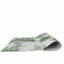 Tapis vert / gris en chenille tissé à la machine Bangeniguen-56605070