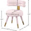 Chaise d'appoint rembourrée en velours Reimers-1441763689