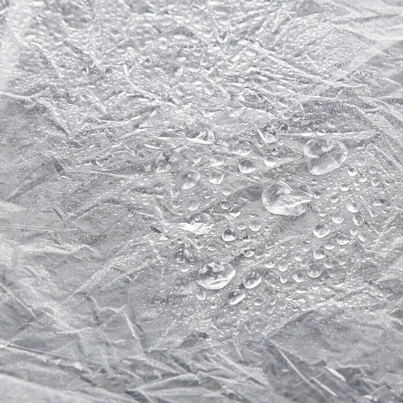 100 pièces de housse de volant de voiture universelle en plastique transparent imperméable
