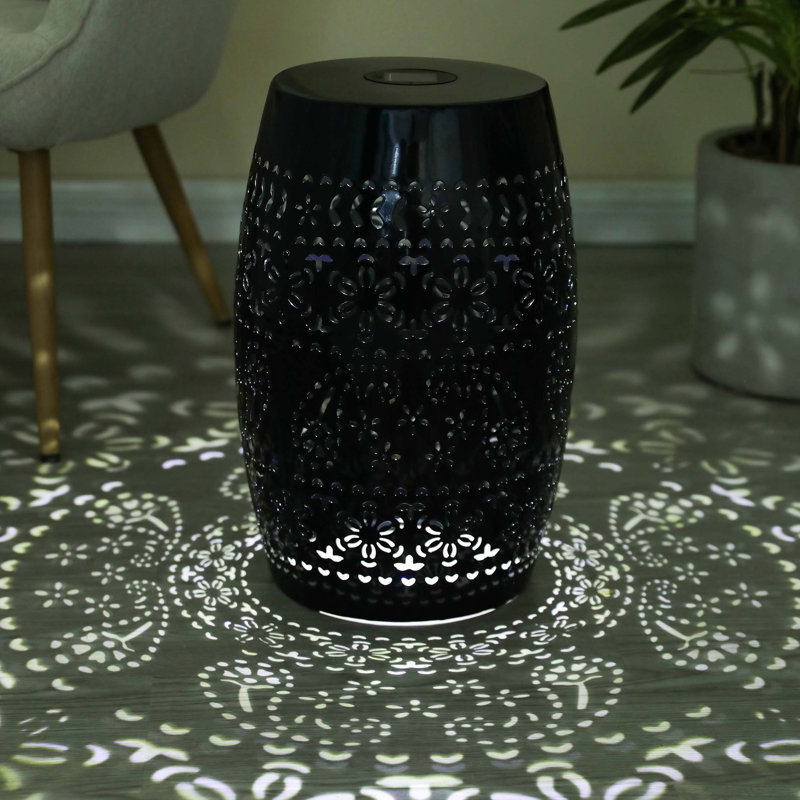 Solar Side Table, Black