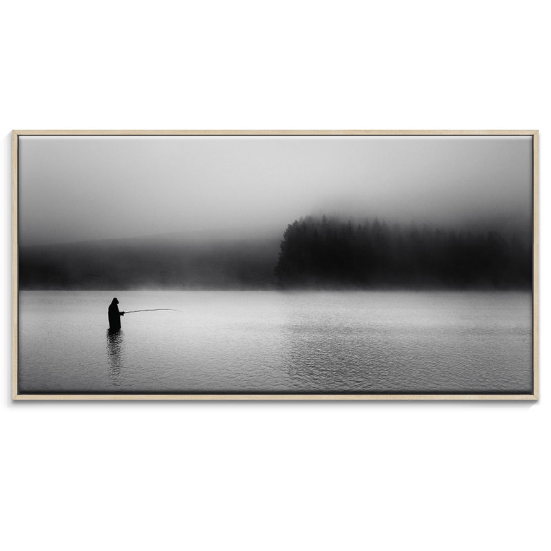 Print on Canvas, 51cm H x 102cm W, Timber Floater Frame
