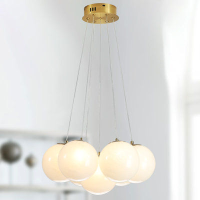 17.71 - 29.53" Big Balls Bubble Chandelier  7-19 Light