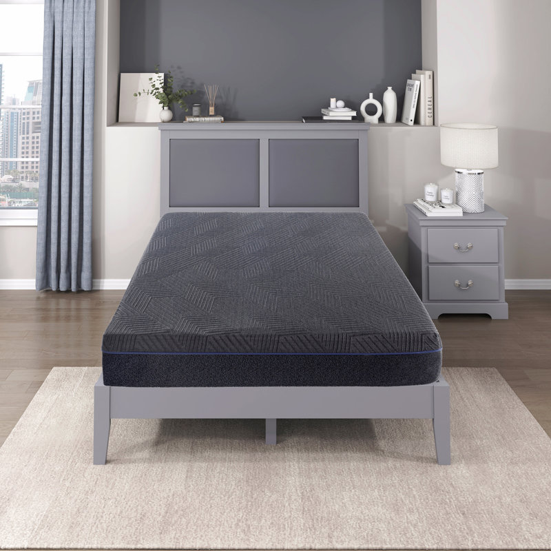 Matelas en mousse viscoélastique imprégnée de gel et thé vert, matelas dans une boîte, Double