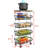 Armana 37.2'' H Utility Cart with Wheels