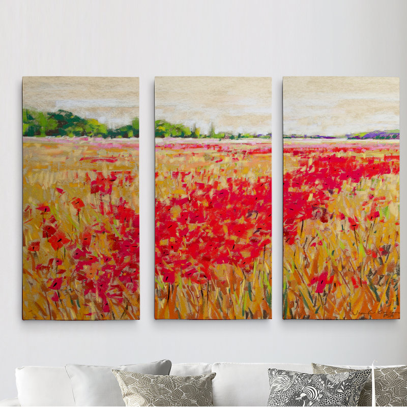 3 - Pieces, 24" H x 36" W x 1.5" D