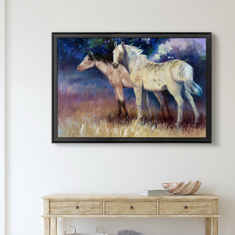 Still Still - Cadre photo, reproduction d'art sur toile, H 18,5 po x l 24,5 po x P 1,5 po, Noir