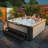 American Spas 240 Volt 6 Person 56 - Jet Acrylic Square Standard (Hardwired) Hot Tub with Ozonator and Built-In Speaker-100965099-100965101