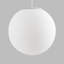 Metropolis Round Glass Pendant Shade in White