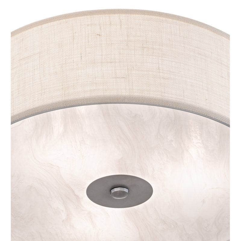 Zionsville 3 - Light Flush Mount, 9" H x 24" W x 24" D