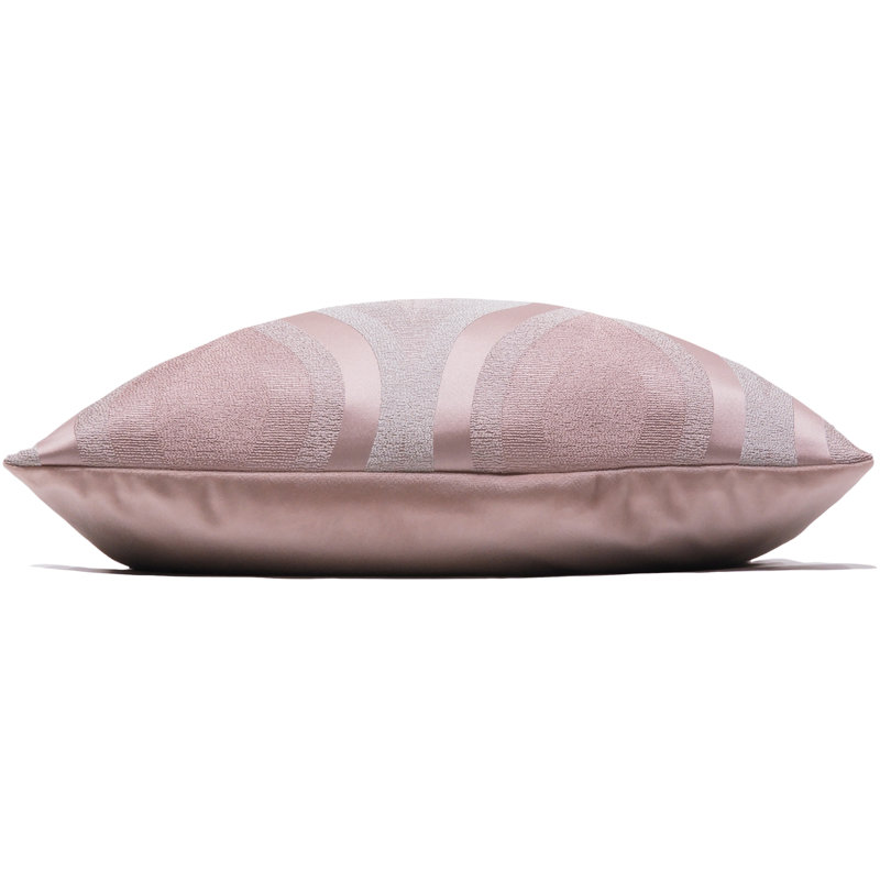 Scotti Geometric Square Cushion, Blush