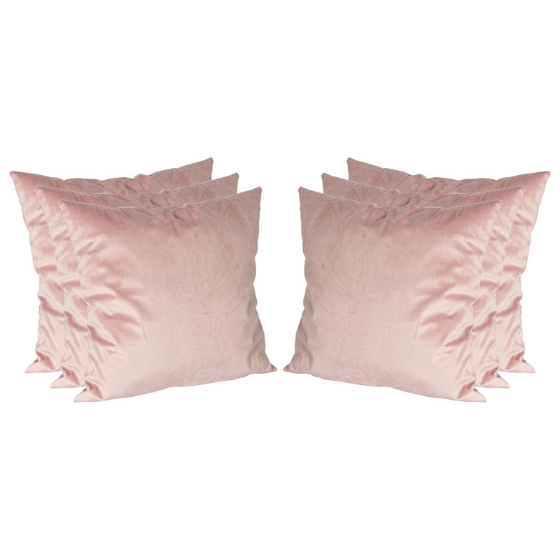 Square Scatter Cushion with Filling, Pink