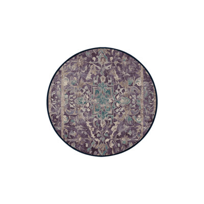 Silky Soft Plush Purple Area Rug