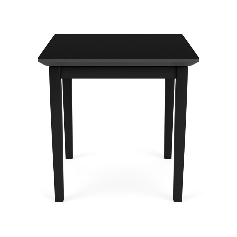 Table de bout en acier Lenox, Noir, noir, noir, noir, Nuit noire