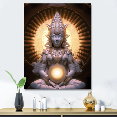 «Golden Aura Of White Hindu God» sur