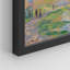 Monet pastel botanique floral collage côtier encadré sur papier, 4 pièces-97770670-97770672