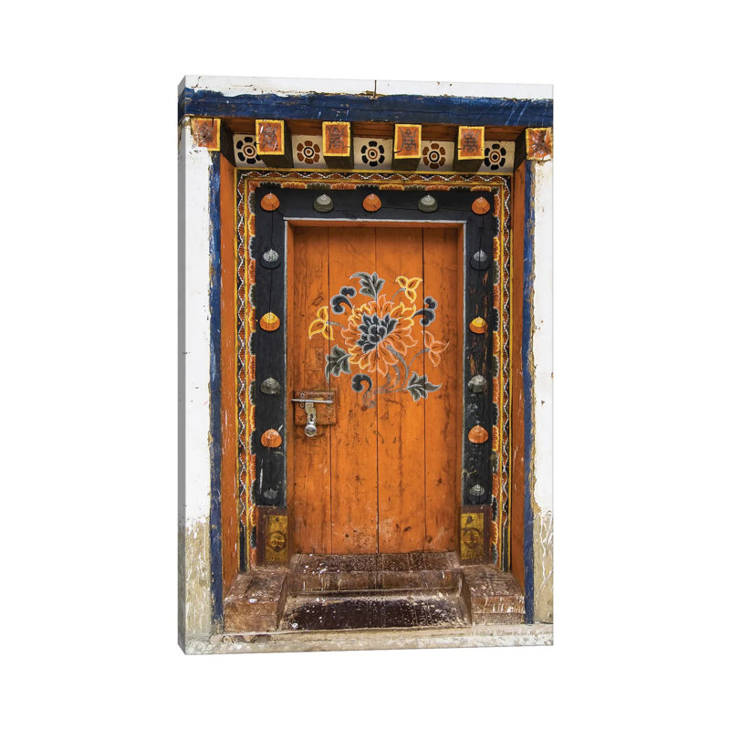 Bhutan Door by Danita Delimont - Print on Canvas, Wrapped Canvas, 30.48 cm H x 45.72 cm W
