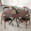 Table ronde en bois 47,2 po Crossroads-1725556404