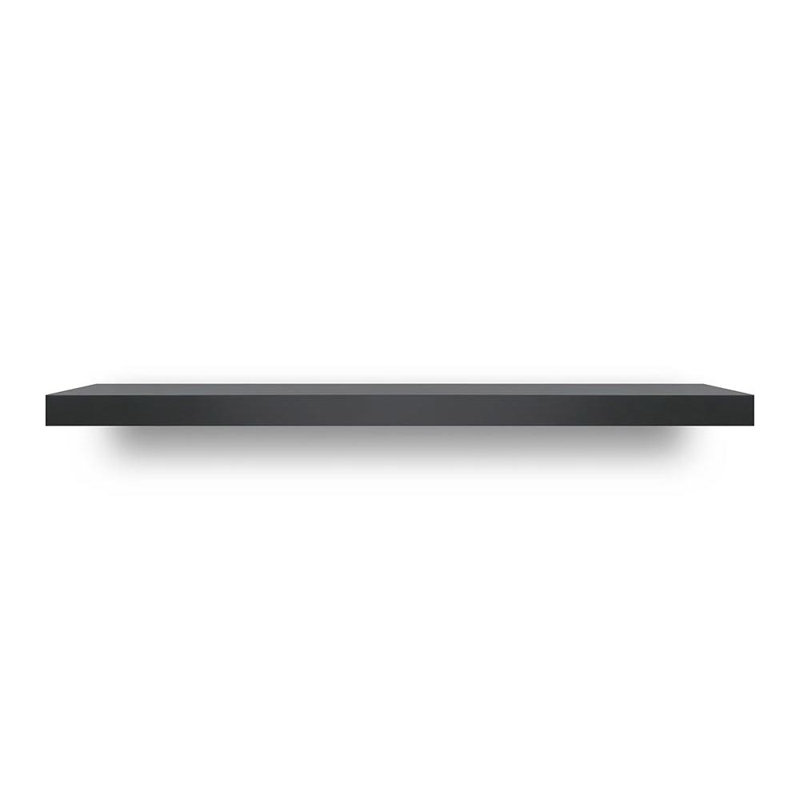 Kenzay Metal Stainless Steel Mantel Shelf - 2.5 Inch Height - Perfect for Electric Fireplaces, Decor & More, 68"